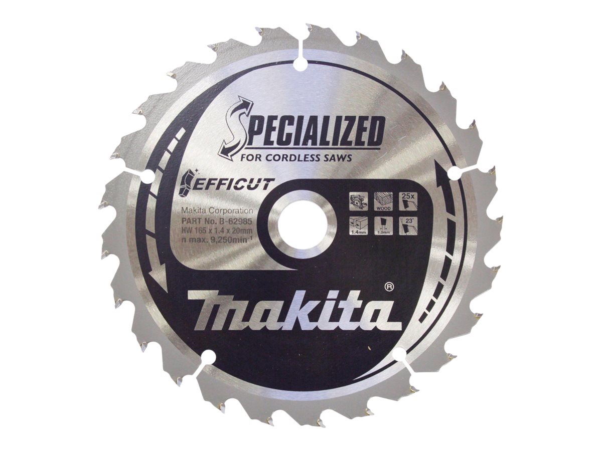 makita B-62985 EFFICUT KreissÃ¤geblatt 165,0 mm, 25 ZÃ¤hne