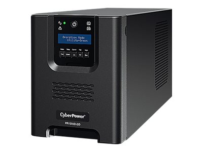 CYBERPOWER  PR1500ELCD Line-Interactive 1500VA/1350W  Sinsuwelle AVR LCD Ausgang(8) IEC RS232 USB HID EPO SNMP EnergyStar SMT1500i