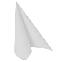 PAPSTAR Servietten weiÃ 3-lagig 40,0 x 40,0 cm, 50 St.