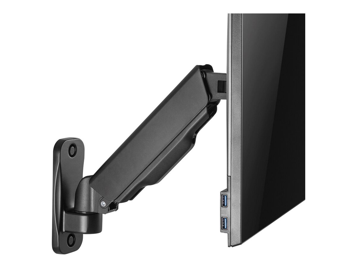 NEOMOUNTS wall mounted gas spring monitor arm 2 pivots VESA 100x100