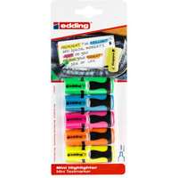 edding mini highlighter Textmarker farbsortiert, 5 St. edding mini highlighter Textmarker farbsortiert, 5 St.