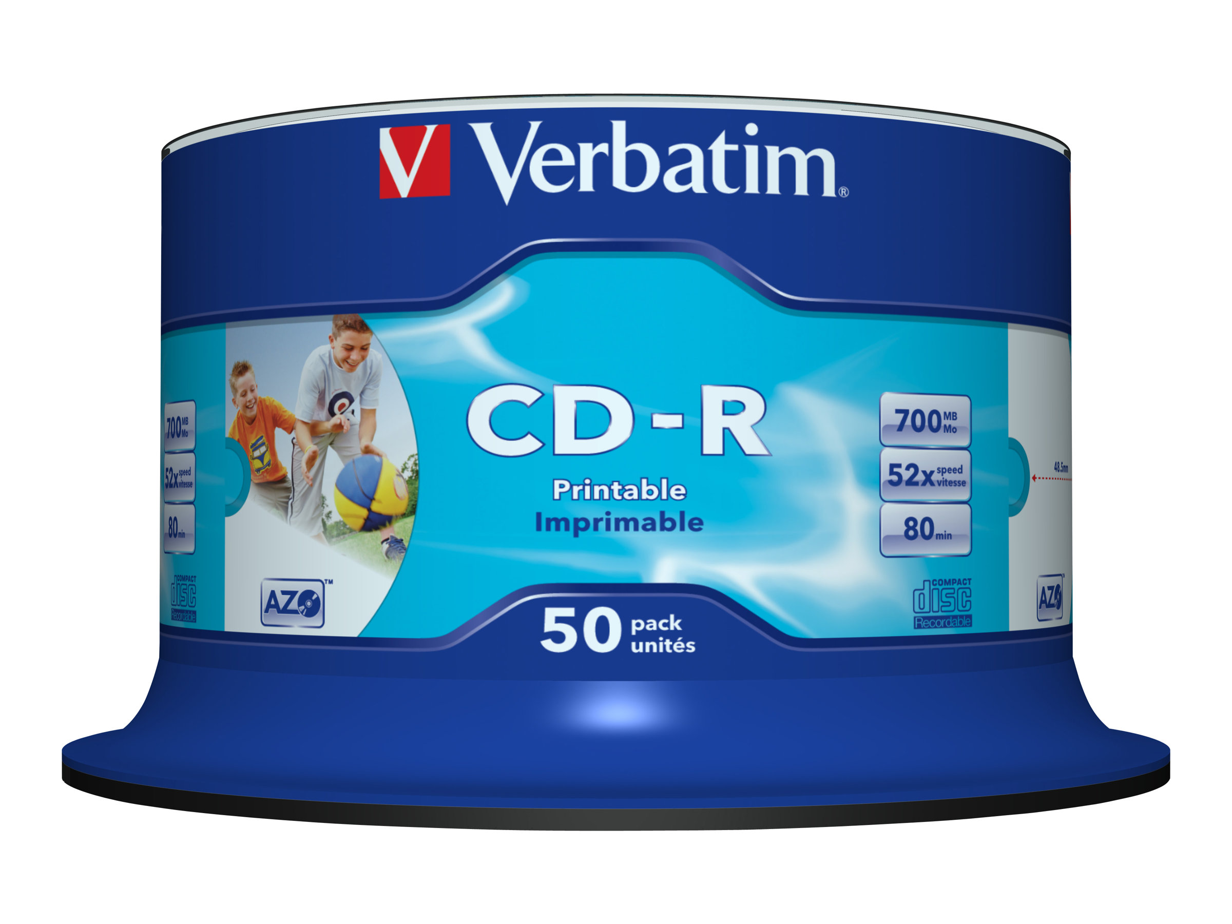 50 verbatim CD-R 700 MB bedruckbar