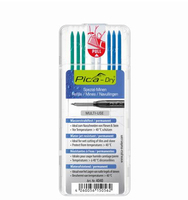 Pica Dry Wasserstrahl 4040 Ersatzminen fÃ¼r Tieflochmarker-Bleistift farbsortiert 2,8 mm, 8 St.