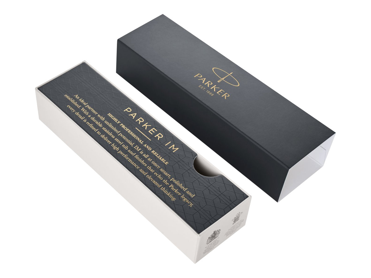 PARKER IM Black Lacquer Patronenfueller schwarz M (mittel)