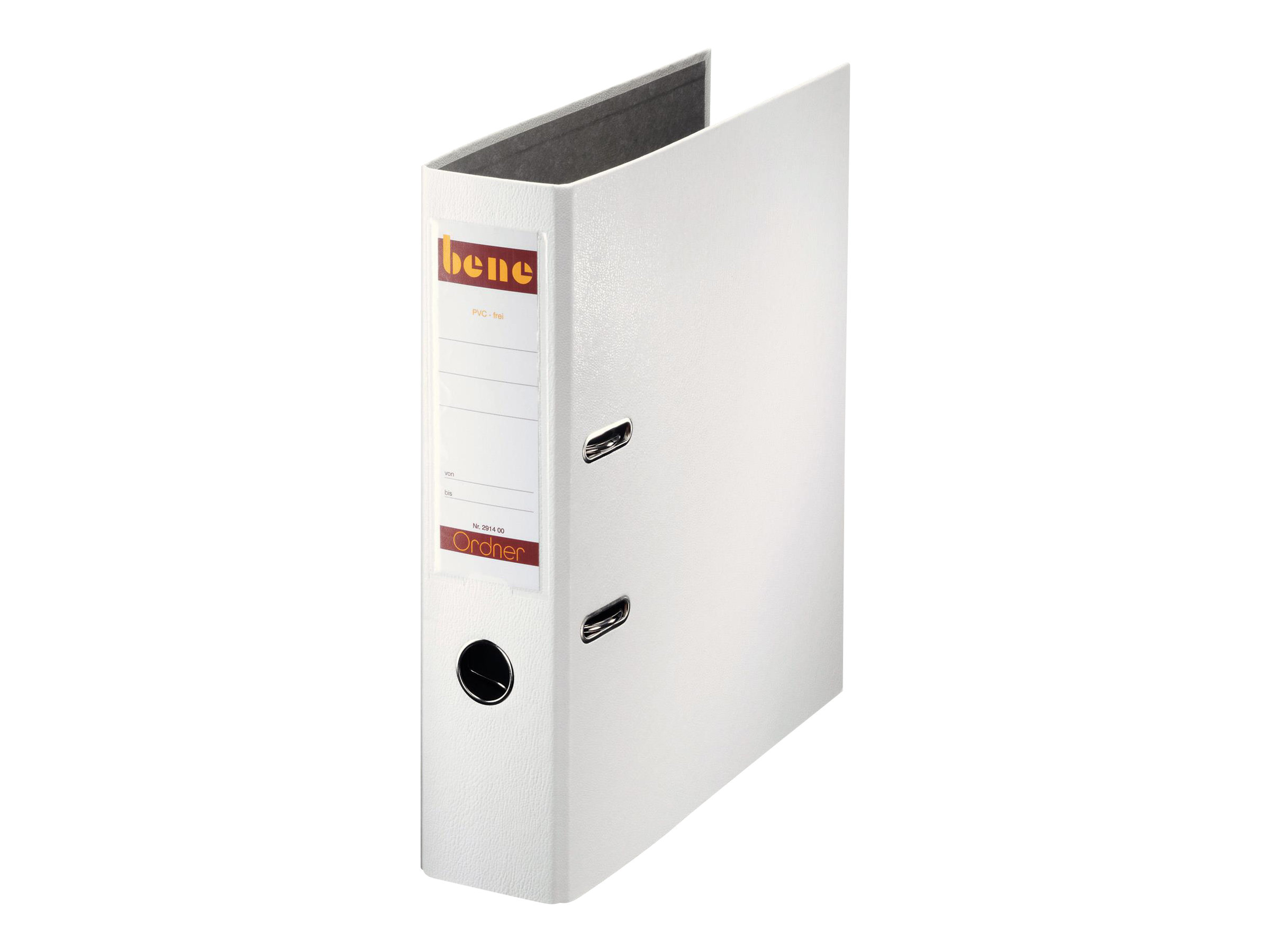 bene No.1 Power Ordner weiss Kunststoff 8,0 cm DIN A4 bene No.1 Power Ordner weiss Kunststoff 8,0 cm DIN A4