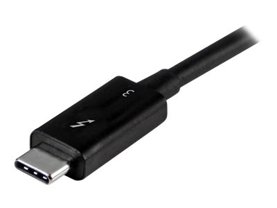 StarTech.com 1m Thunderbolt 3 USB C Kabel (40Gbit/s) - Thunderbolt und USB kompatibel - Thunderbolt-Kabel - 1 m