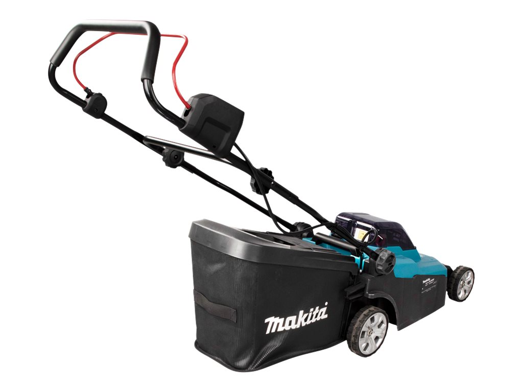 makita DLM382PM2 AkkuRasenmaeher 18,0 V fuer bis zu 560 m², mit 2 Akkus