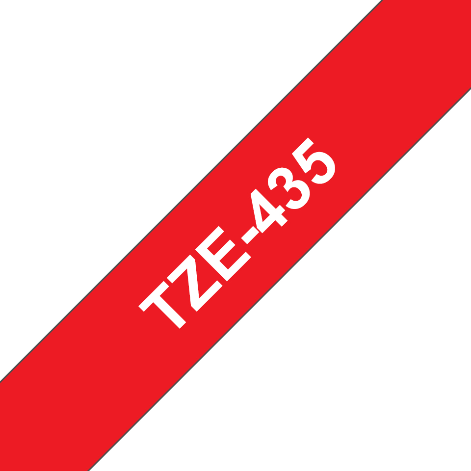 TZE435 BROTHER PT Schriftband 12mm rot