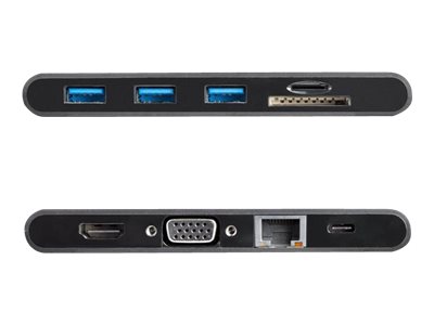 STARTECH.COM USB-C Multiport Adapter mit HDMI und VGA - Mac/Windows - 3x USB 3.0 - SD/ micro SD - PD 3.0 - MacBook Pro USB C Adapter STARTECH.COM USB-C Multiport Adapter mit HDMI und VGA - Mac/Windows - 3x USB 3.0 - SD/ micro SD - PD 3.0 - MacBook Pro USB C Adapter