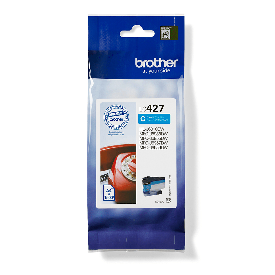 LC427C BROTHER DCPJMFCJ Tinte cyan ST