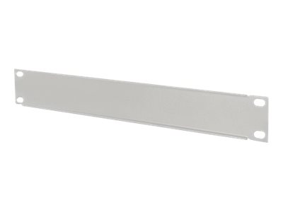 INTELLINET 25,5cm 10 Zoll Blindabdeckung 1 HE Metall Verdeckt ungenutzte Bereiche des Schranks grau