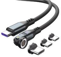USB-C 540° Magnetkabel-Set GravityCord 240W 1,8m USB-C 540° Magnetkabel-Set GravityCord 240W 1,8m