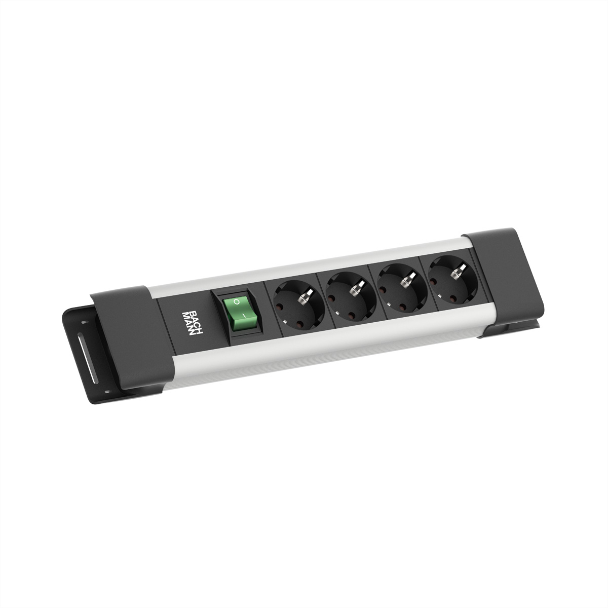 Bachmann Steckdosenleiste 4xCEE73 1xSchalter 2,0m CEE77 grau
