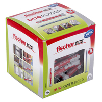 fischer DuoPower 8x65 S 2K 538256 Dübel mit Schrauben Ø 8 mm x 65 mm, 25 St