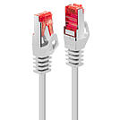LINDY Basic Cat.6 S/FTP Kabel, weiss, 0,5m Patchkabel