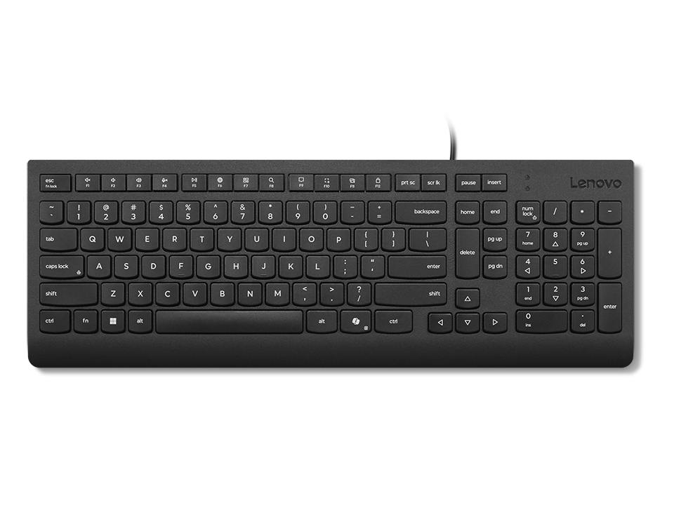 LENOVO Essential Wired Keyboard Black German 129