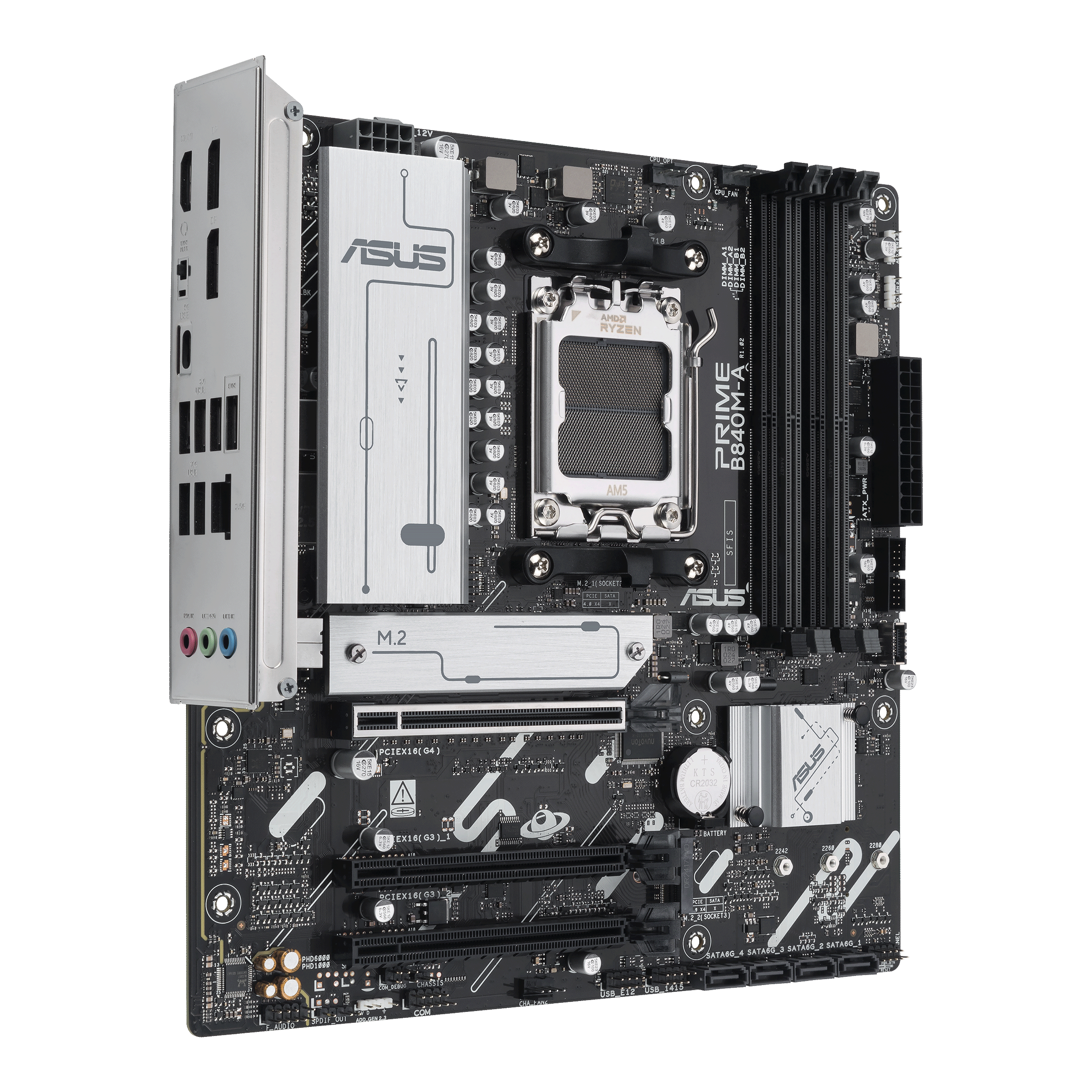ASUS PRIME B840MACSM AM5 DDR5 micro ATX MB 1xHDMI 2xDP 3xM2 4xSATA