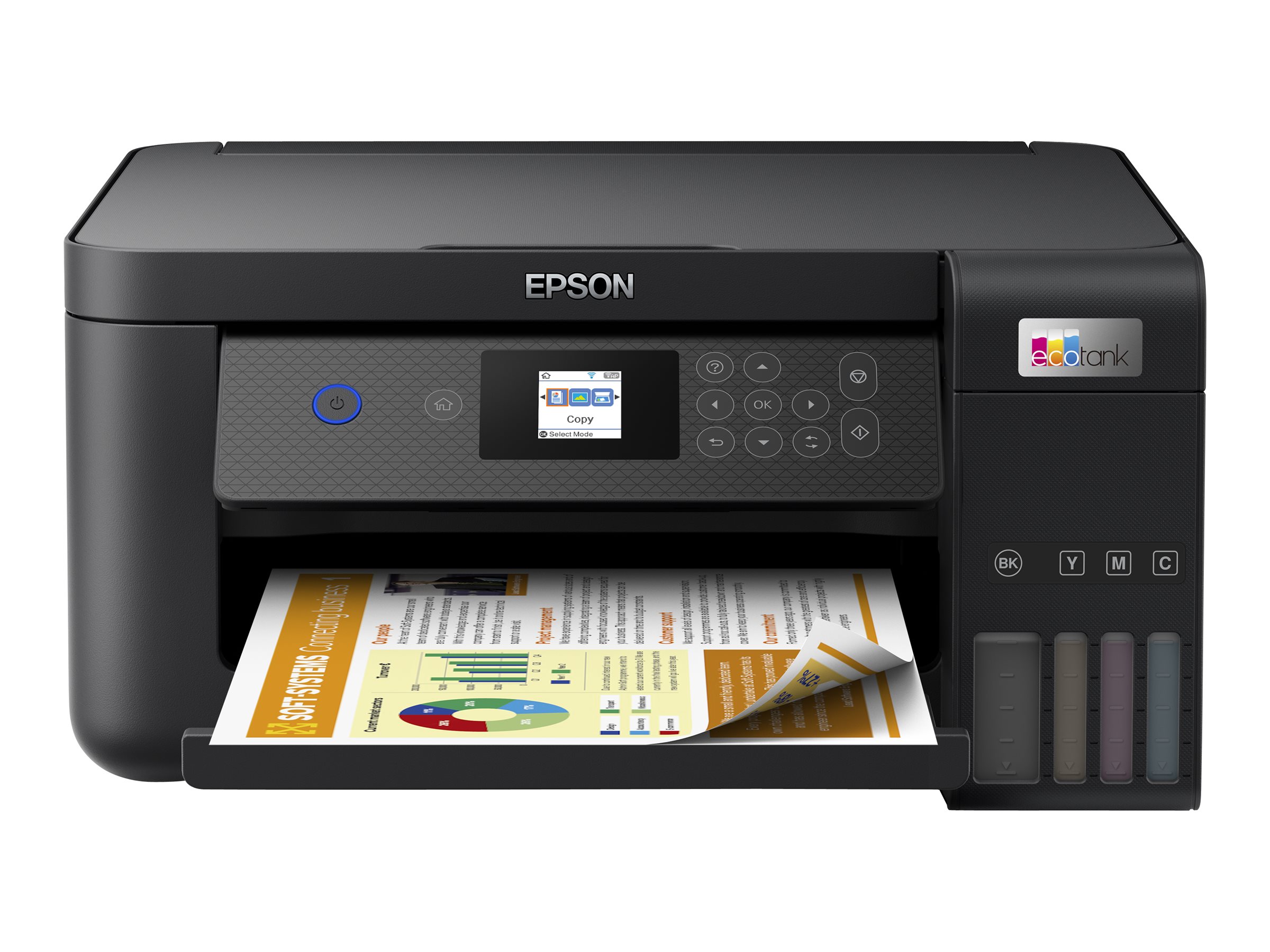 EPSON EcoTank ET-2850 3 in 1 Tintenstrahl-Multifunktionsdrucker schwarz