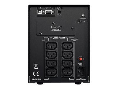 CYBERPOWER  PR1000ELCD Line-Interactive 1000VA/900W  Sinsuwelle AVR LCD Ausgang (8) IEC RS232 USB HID EPO SNMP EnergyStar SMT1000i