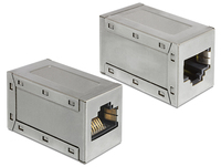 Delock Netzwerk Adapter RJ45 Buchse /Buchse Cat.6A