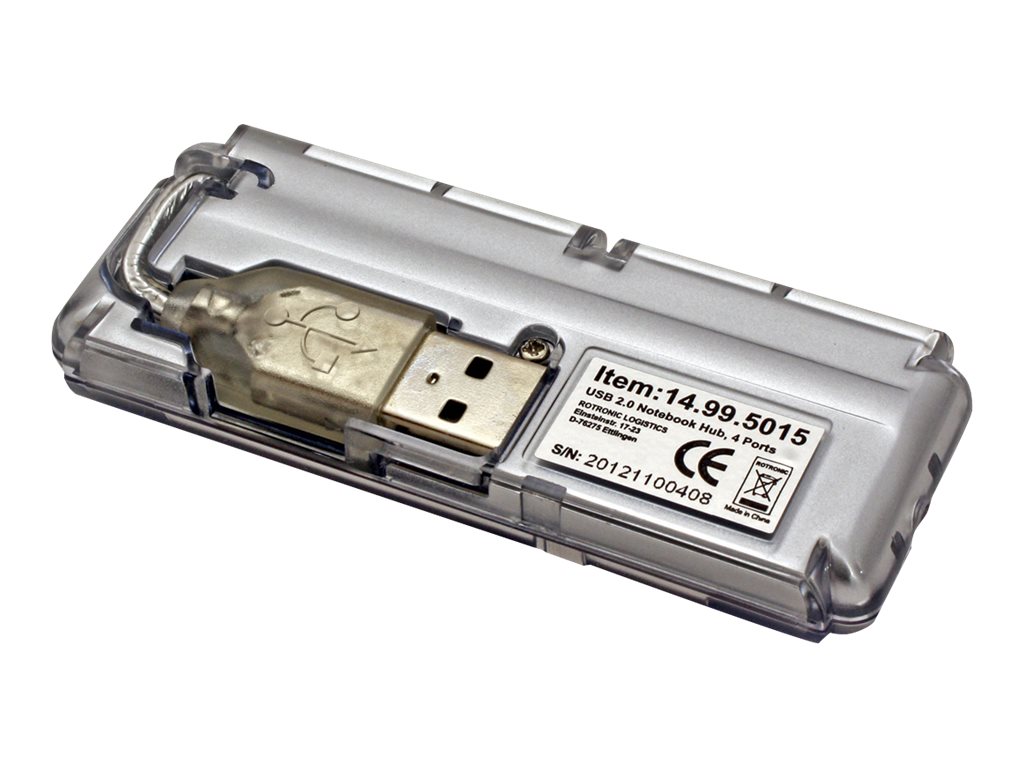 VALUE USB 20 Notebook Hub 4 Ports ohne Netzteil
