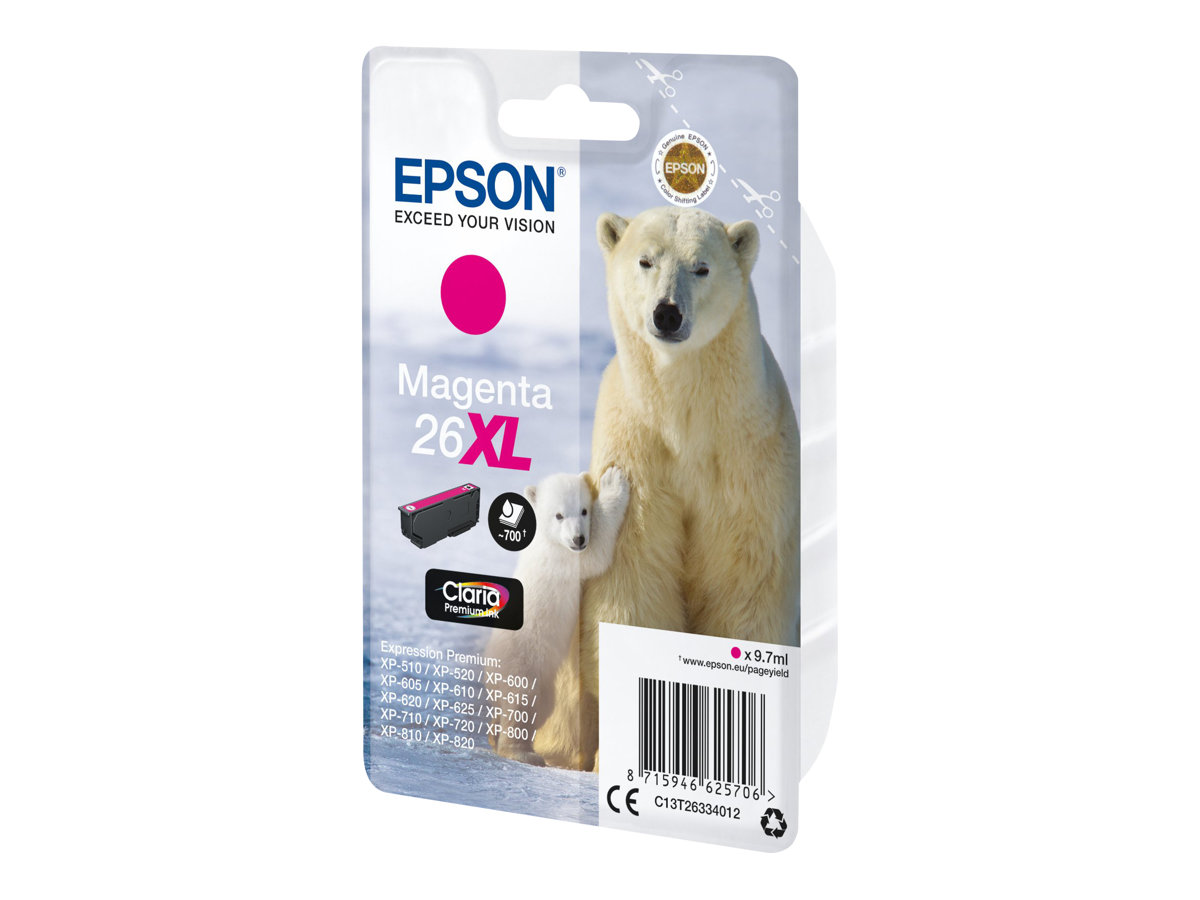 C13T26334012 EPSON XP Tinte magenta HC