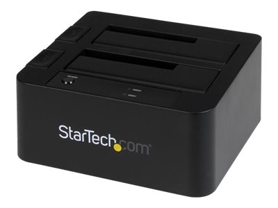 StarTech.com Dual-Bay USB 3.0 eSATA to SATA Hard Drive Docking Station, USB Hard Drive Dock, External 2.53.5 SATA IIIIII, SSDHDD Docking Station, Hot-Swap Hard Drive Bays - Top-Loading - Speicher-Controller - SATA 6Gb/s - eSATA 6Gb/s, USB 3.0