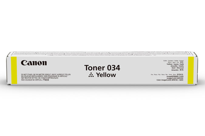 CANON 034 Toner gelb iR C1225iF Standardkapazitaet 7300 Seiten A4