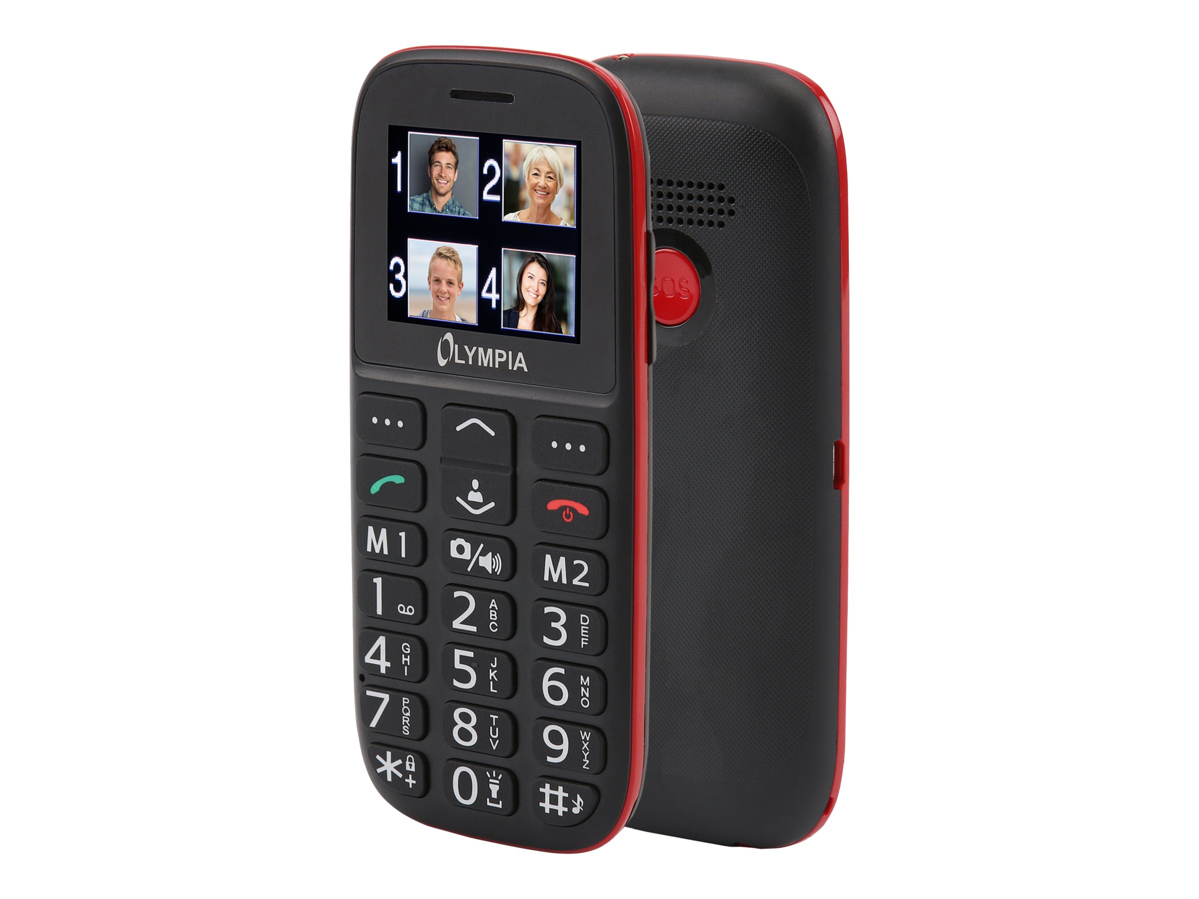 OLYMPIA Bella Grosstasten-Handy schwarz OLYMPIA Bella Grosstasten-Handy schwarz