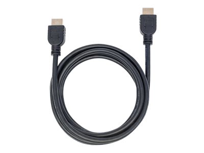 MANHATTAN HDMI-Kabel mit Ethernet-Kanal CL3-zertifiziert zur Wandinstallation HEC ARC 3D 4K60Hz Stecker/Stecker geschirmt schwarz 2m