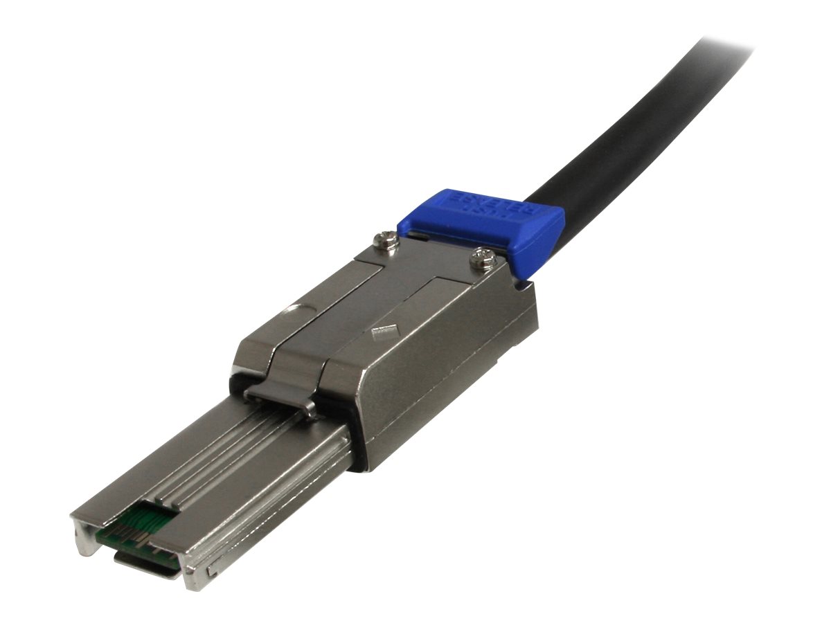STARTECH.COM SAS Kabel extern SFF-8088 to SFF-8088 Mini SAS Kabel (26pin) 2m Anschlusskabel - 2 x SFF-8088 (26pin Mini SAS) Plug STARTECH.COM SAS Kabel extern SFF-8088 to SFF-8088 Mini SAS Kabel (26pin) 2m Anschlusskabel - 2 x SFF-8088 (26pin Mini SAS) Plug