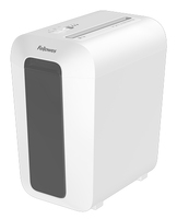 Fellowes Powershred LX65 Aktenvernichter mit Partikelschnitt P-4, 4 x 40 mm, bis 10 Blatt, weiss Fellowes Powershred LX65 Aktenvernichter mit Partikelschnitt P-4, 4 x 40 mm, bis 10 Blatt, weiss