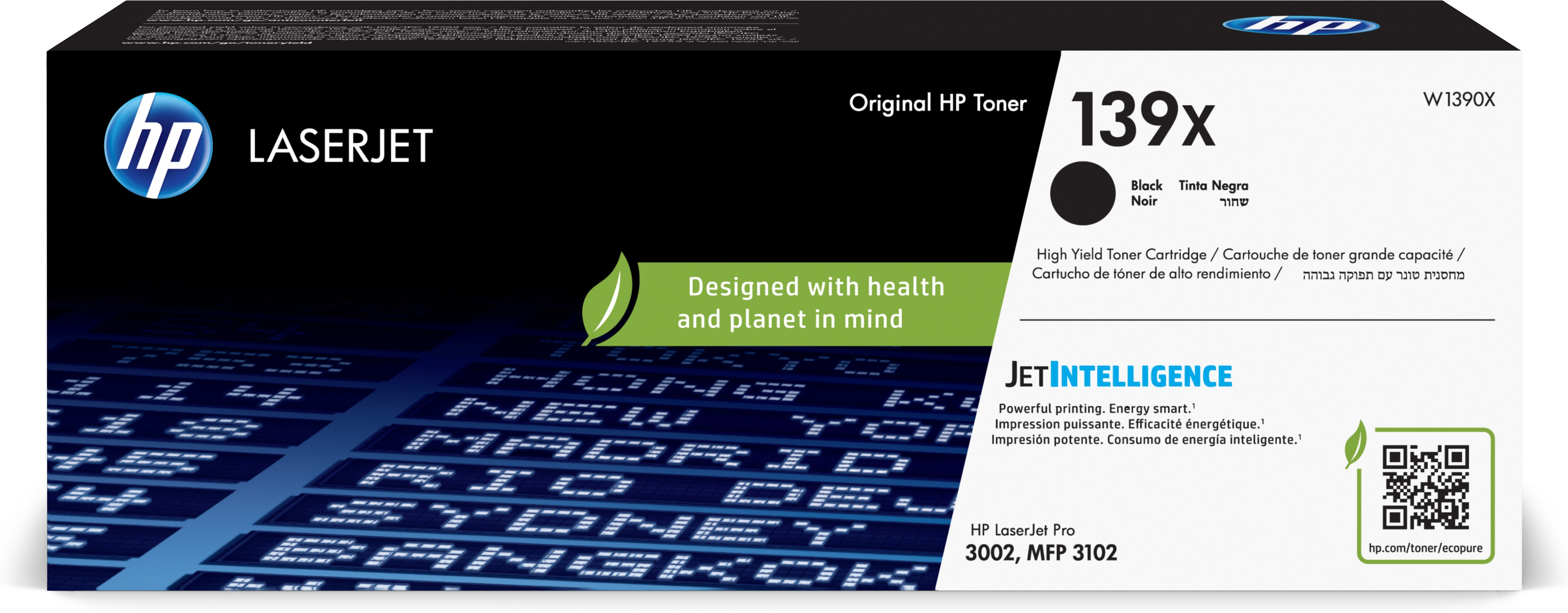 HP 139X W1390X schwarz Tonerkartusche