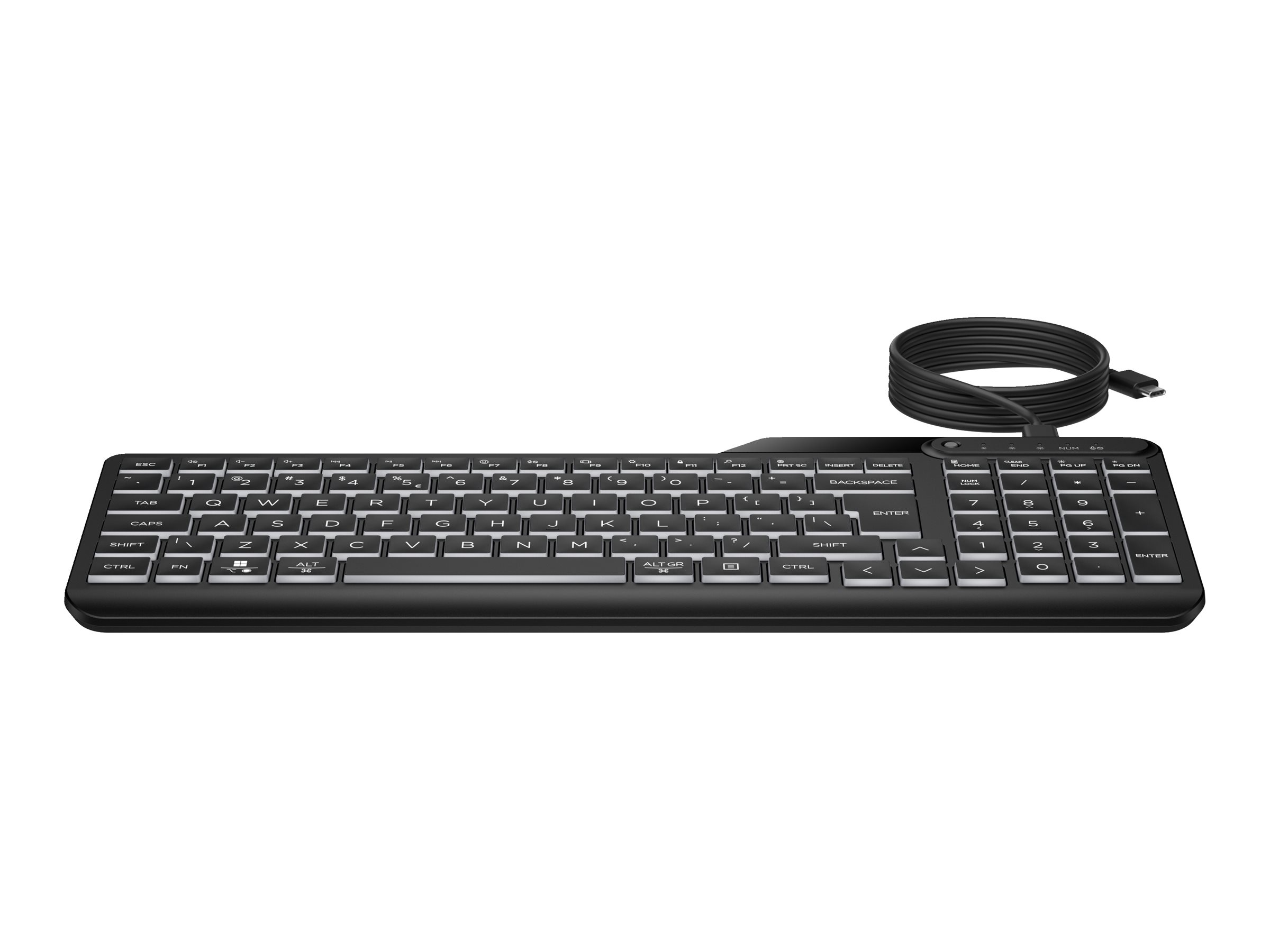 HP 405 Multi-Device Backlit Wired Keyboard SmartBuy