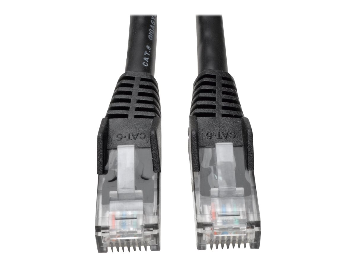 EATON TRIPPLITE Cat6 Gigabit Snagless Molded UTP Ethernet Cable RJ45 M/M Black 1,52m
