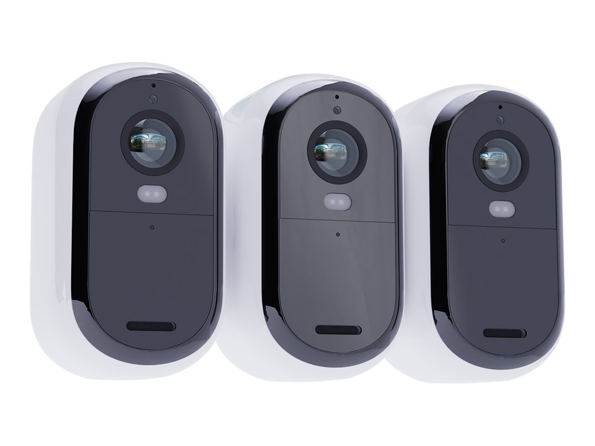 ARLO ESSENTIAL 2 2K Outdoor Camera 3pack W3 Solar Panel BNDL