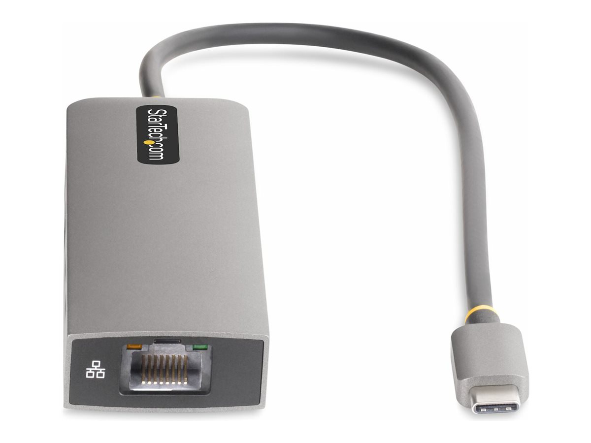 StarTech.com 3-Port USB-C Hub 2.5GbE 100W Power Delivery