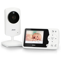 ALECTO DVM-64 - Babyphone mit Kamera, 2.4-Farbdisplay, weiß