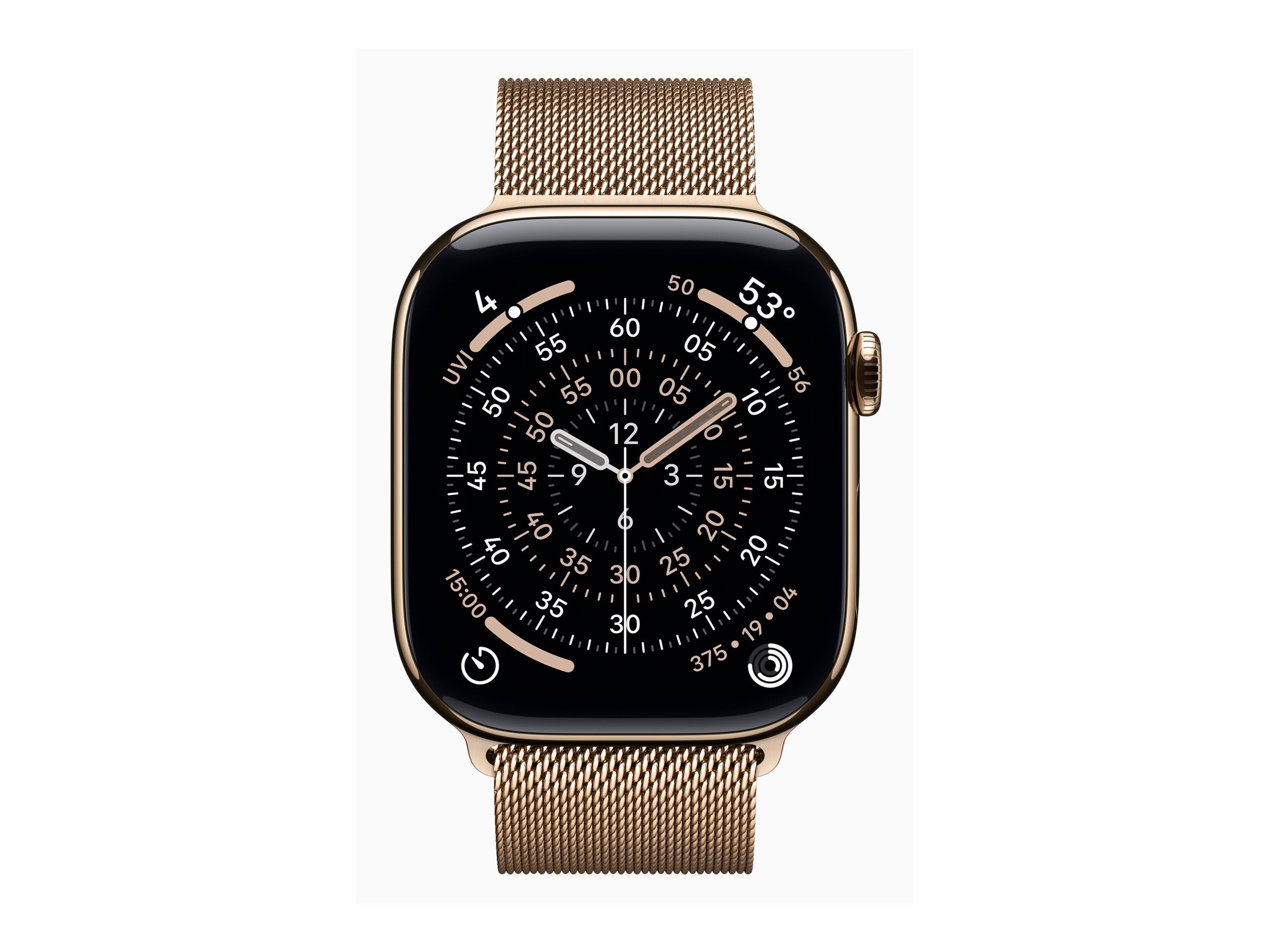 APPLE Watch Series 11 GPS + Cellular 46mm Gold Titanium Case with Gold Milanese Loop - M/L APPLE Watch Series 11 GPS + Cellular 46mm Gold Titanium Case with Gold Milanese Loop - M/L