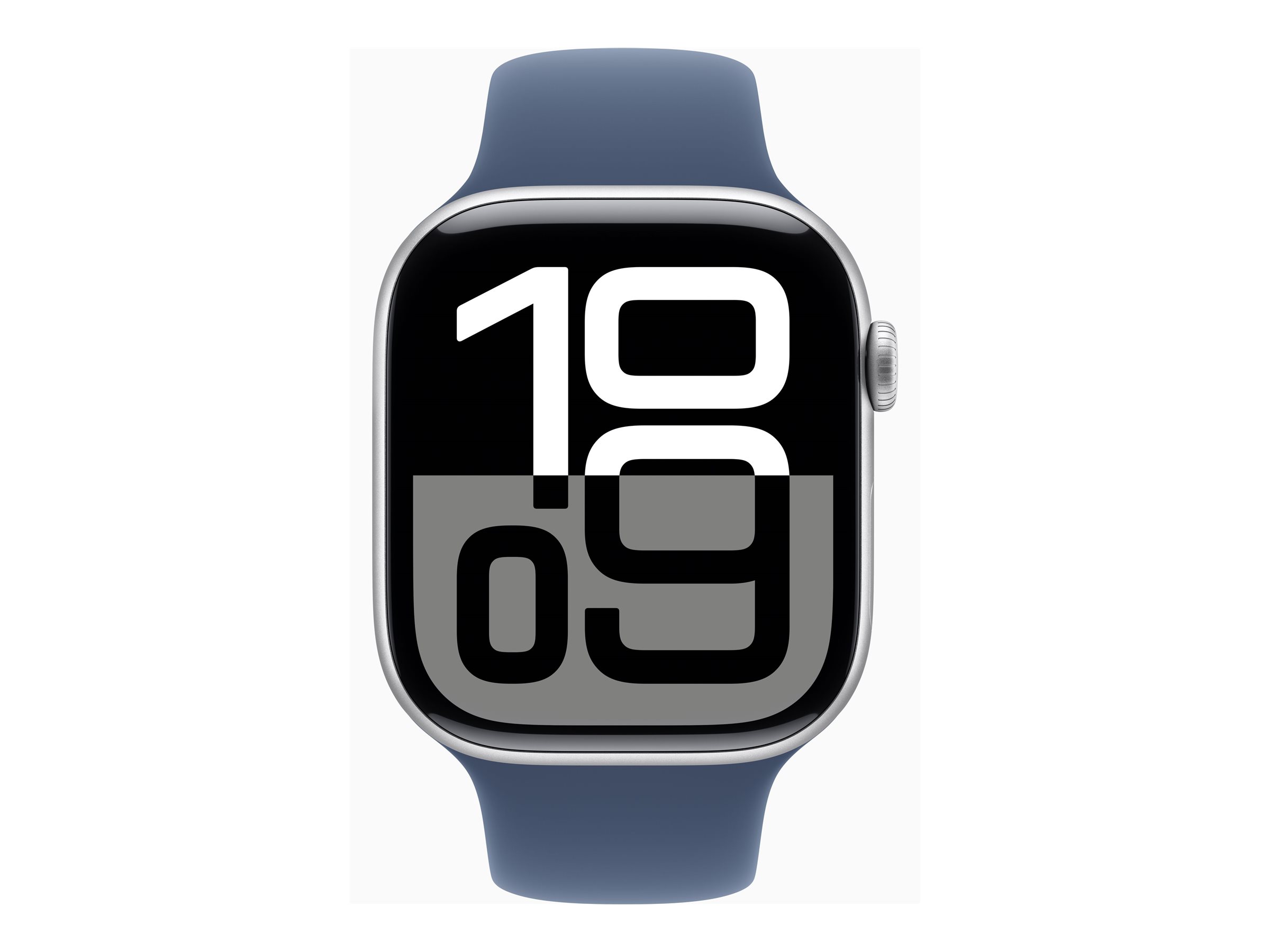 APPLE Watch Series 10 GPS 46mm Silver Aluminium Case with Denim Sport Band - M/L APPLE Watch Series 10 GPS 46mm Silver Aluminium Case with Denim Sport Band - M/L