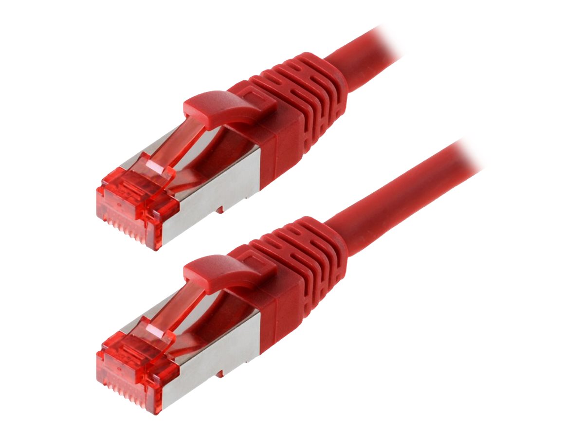 helos Patchkabel Cat 6 SFTP RJ45 rot 3m AWG277 LSZH GHMT