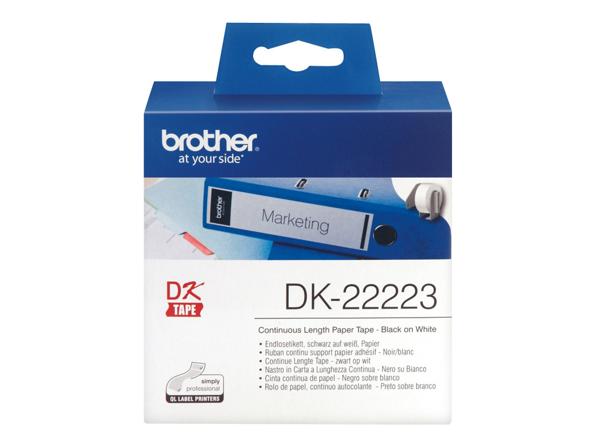 DK22223 BROTHER PT QL550 ETIKETTEN WEISS DK22223 BROTHER PT QL550 ETIKETTEN WEISS