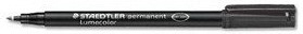 STAEDTLER Lumocolor Folienstifte schwarz 1,0 mm permanent, 10 St