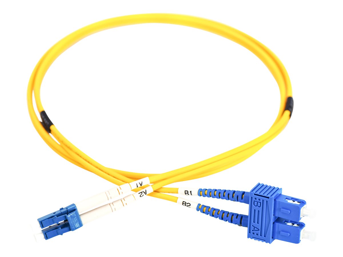 DIGITUS LWL Patchkabel LC -> SC 2.00m Singlemode Duplex OS2