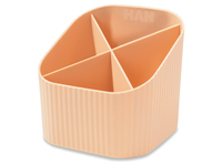 HAN Stiftehalter X-LOOP pastellorange Kunststoff 4 Fächer 11,1 x 11,1 x 10,5 cm HAN Stiftehalter X-LOOP pastellorange Kunststoff 4 Fächer 11,1 x 11,1 x 10,5 cm