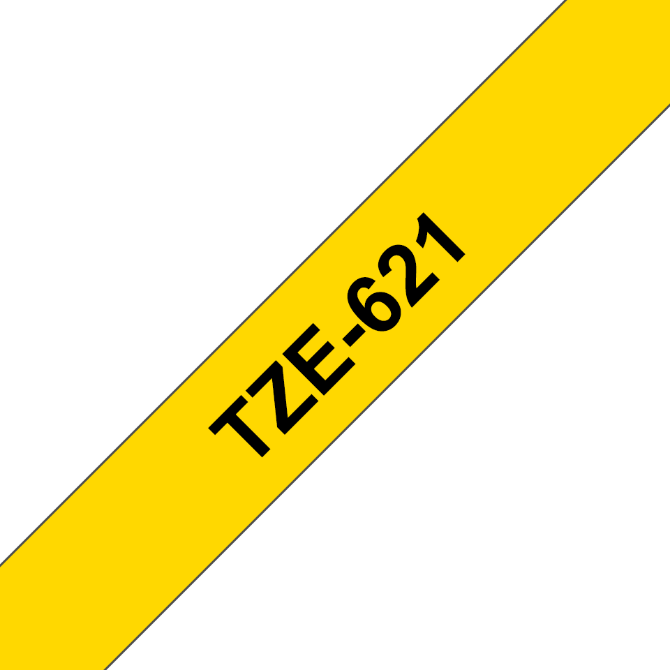 TZE621 BROTHER PT Schriftband 9mm gelb