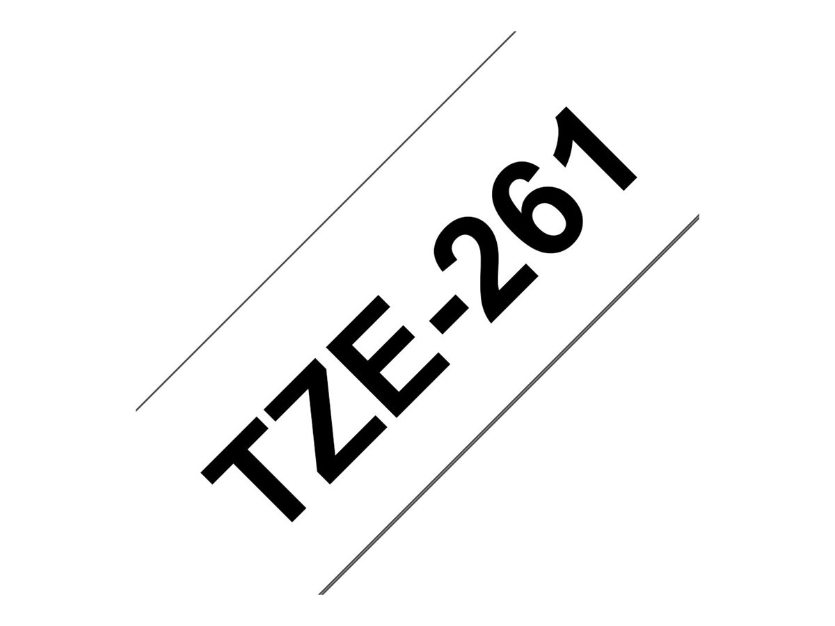 TZE261 BROTHER PT Schriftband 36mm weiss TZE261 BROTHER PT Schriftband 36mm weiss