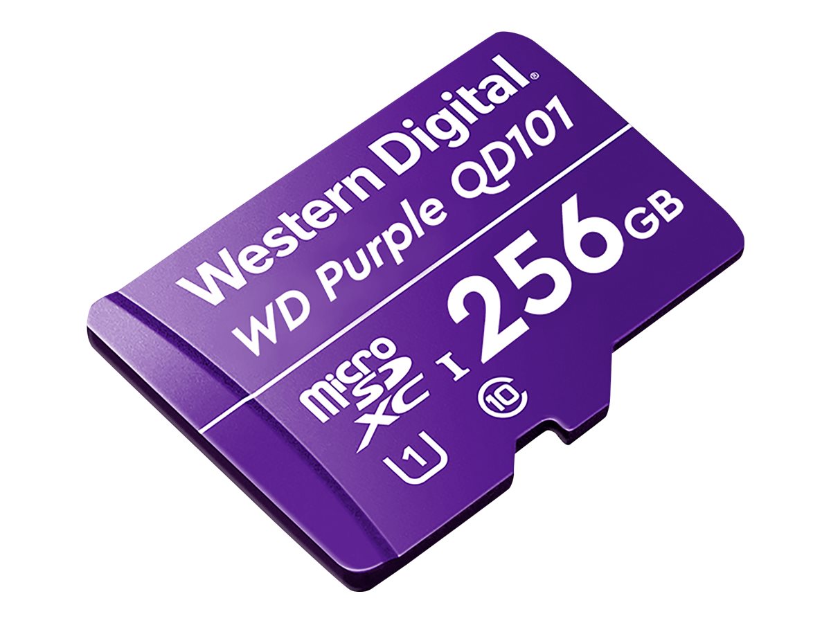WD Purple 256GB Surveillance microSD XC Class - 10 UHS 1 WD Purple 256GB Surveillance microSD XC Class - 10 UHS 1