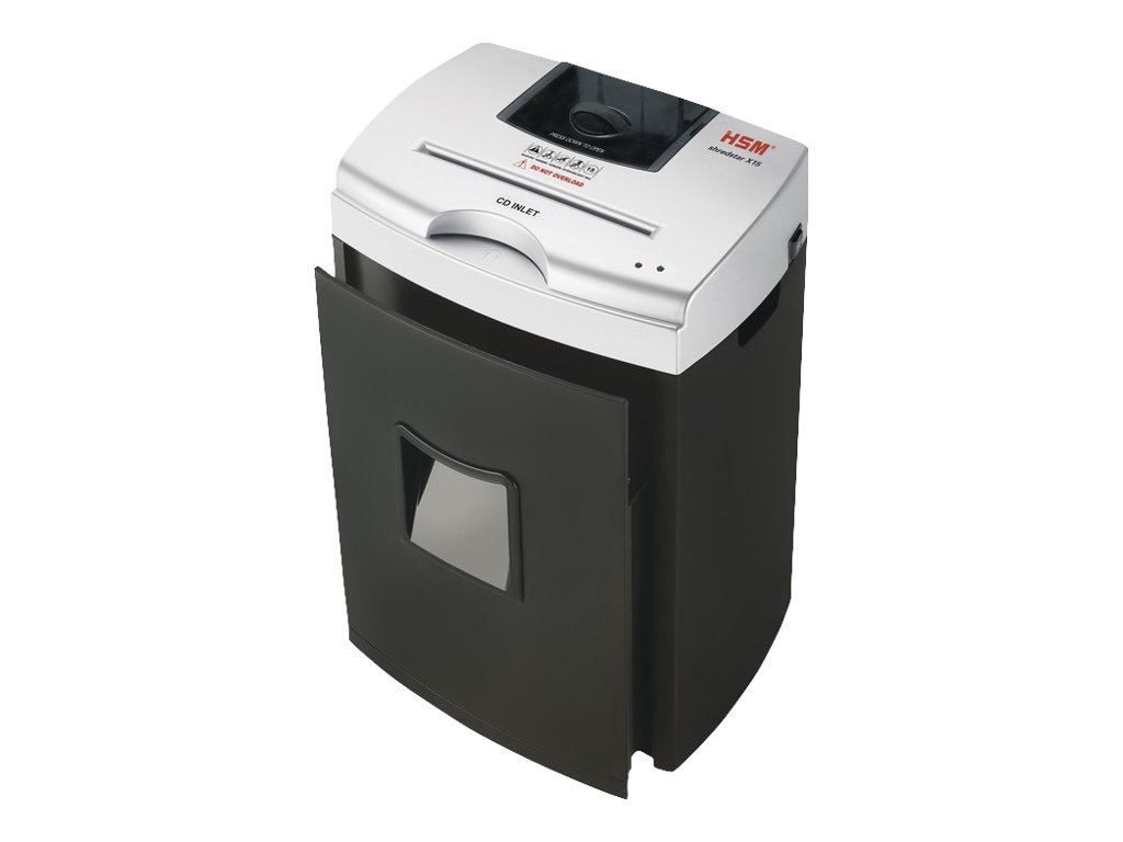 HSM shredstar X15 Aktenvernichter mit Partikelschnitt P-4, 4 x 37 mm, bis 15 Blatt, weiss HSM shredstar X15 Aktenvernichter mit Partikelschnitt P-4, 4 x 37 mm, bis 15 Blatt, weiss