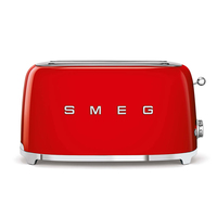 Smeg TSF02RDEU Toaster 4 Scheiben Rot Smeg TSF02RDEU Toaster 4 Scheiben Rot